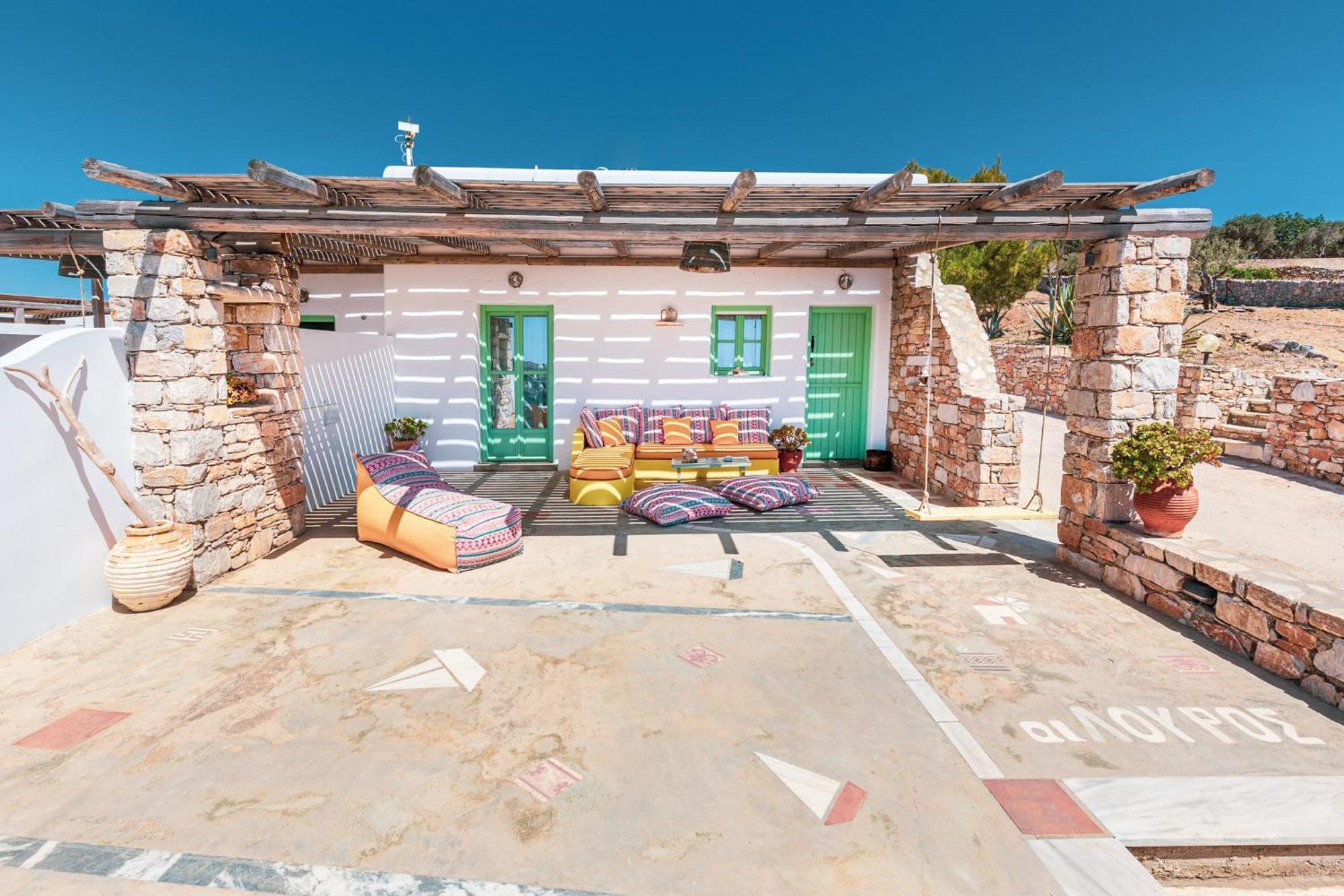 Ailouros Scenic Guest Houses Schinoussa Exterior photo