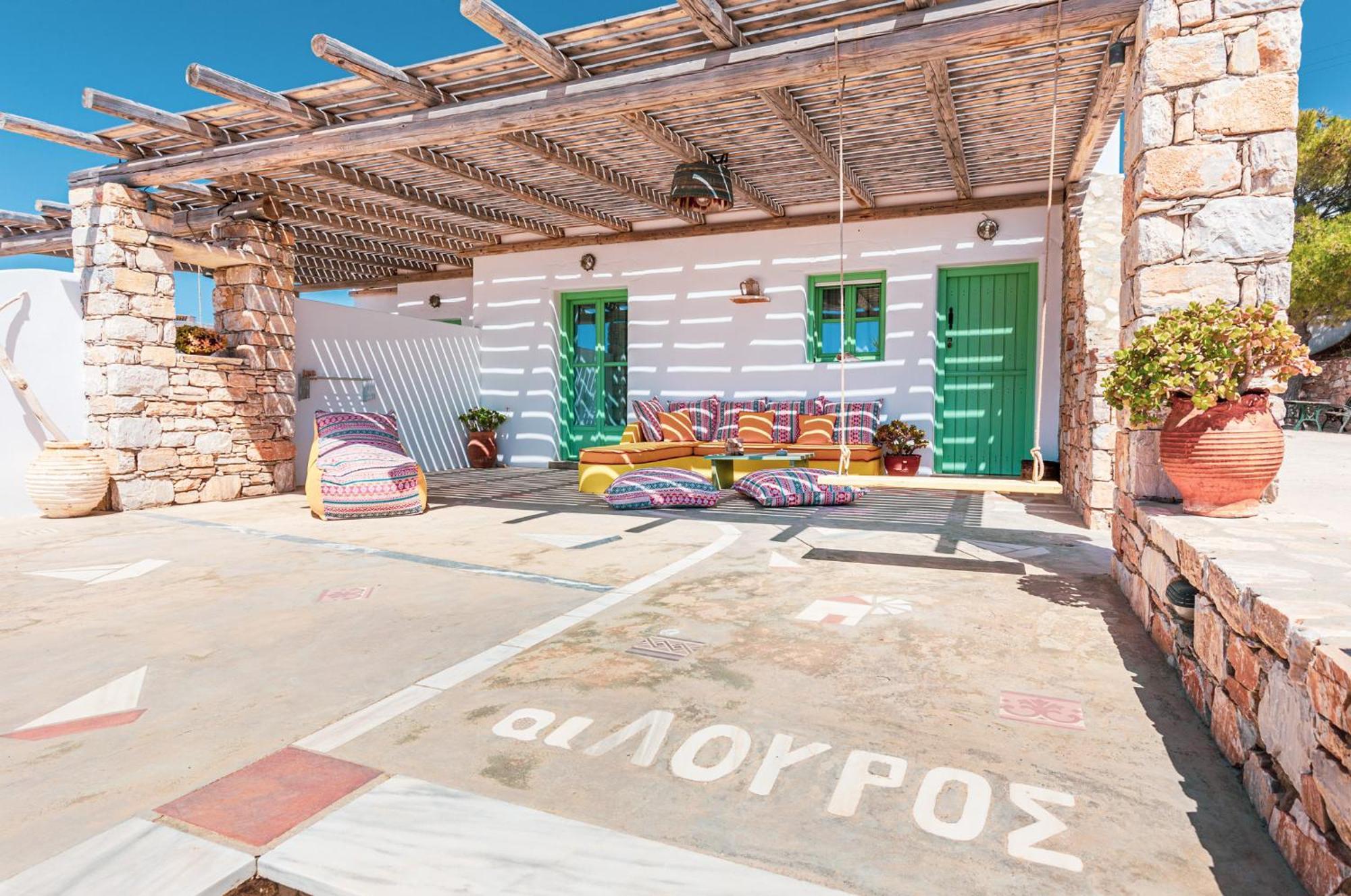 Ailouros Scenic Guest Houses Schinoussa Exterior photo