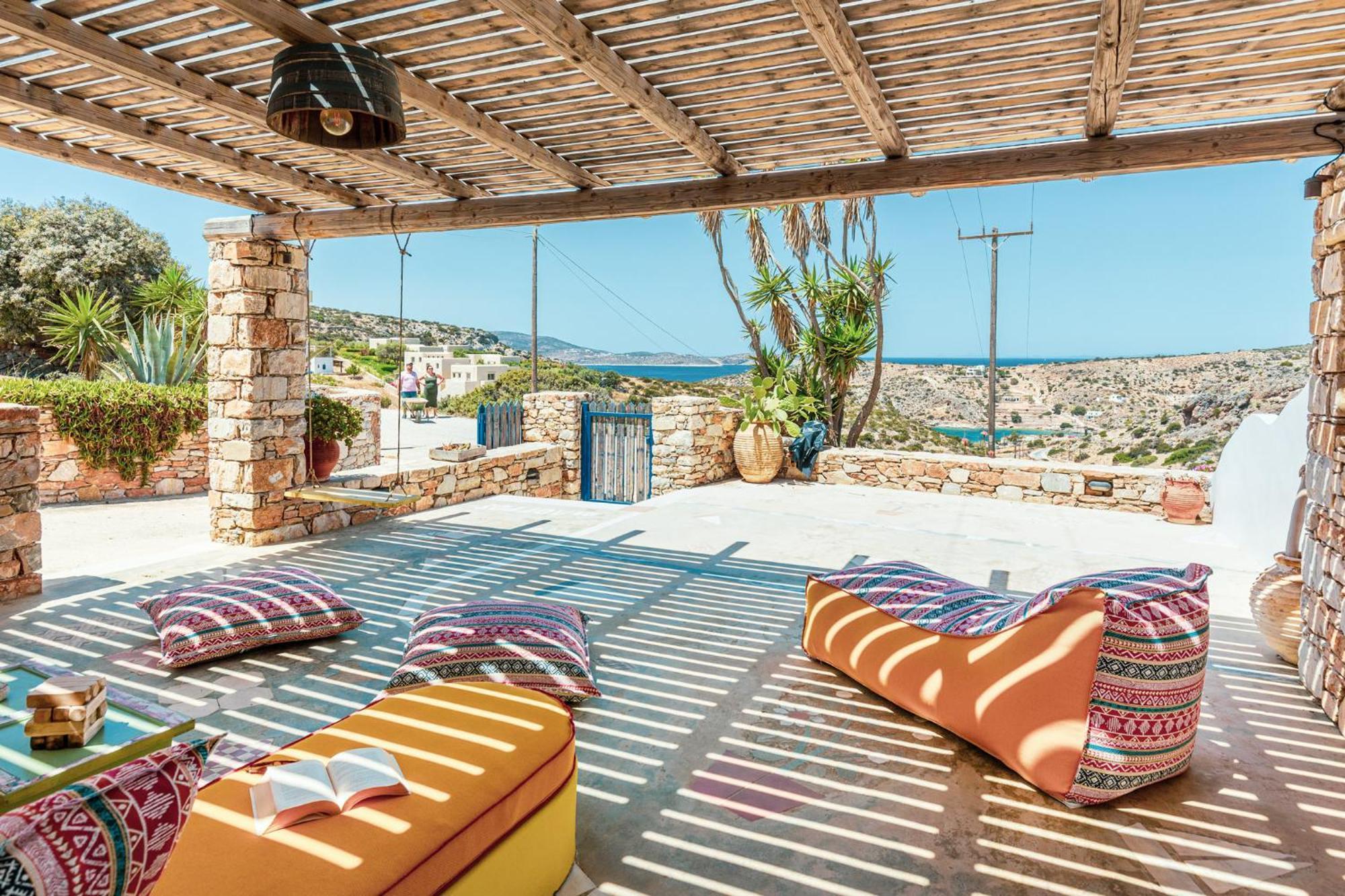 Ailouros Scenic Guest Houses Schinoussa Exterior photo