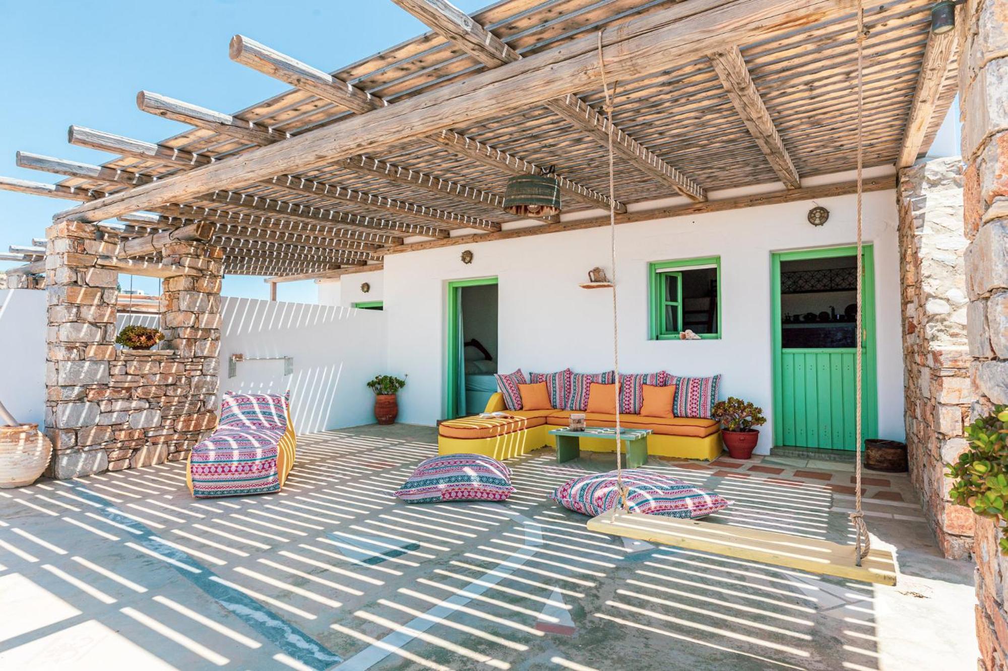 Ailouros Scenic Guest Houses Schinoussa Exterior photo